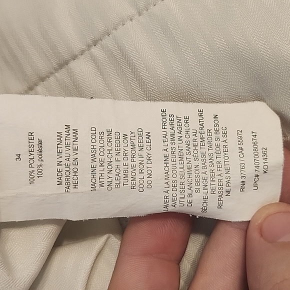 GrandSlam Khaki Active Waist Flat Front Golf Shorts - Picture 3 of 9